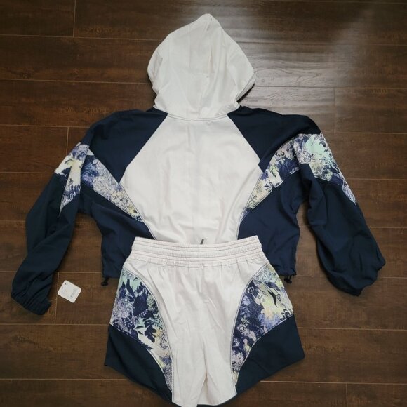 Free People Apex Set Womens M Shorts Jacket Activewear Athleisure Gorpcore - Picture 3 of 12